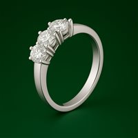 Anneau Namuri Femme in Or blanc Diamante TB1081-60